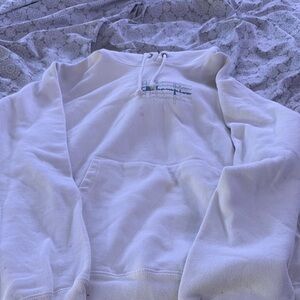 Champion Reverse Weave White Hoodie